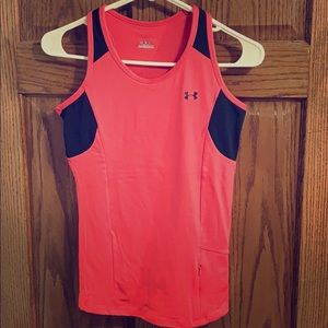 Small Under Armour Coral Compression Tank